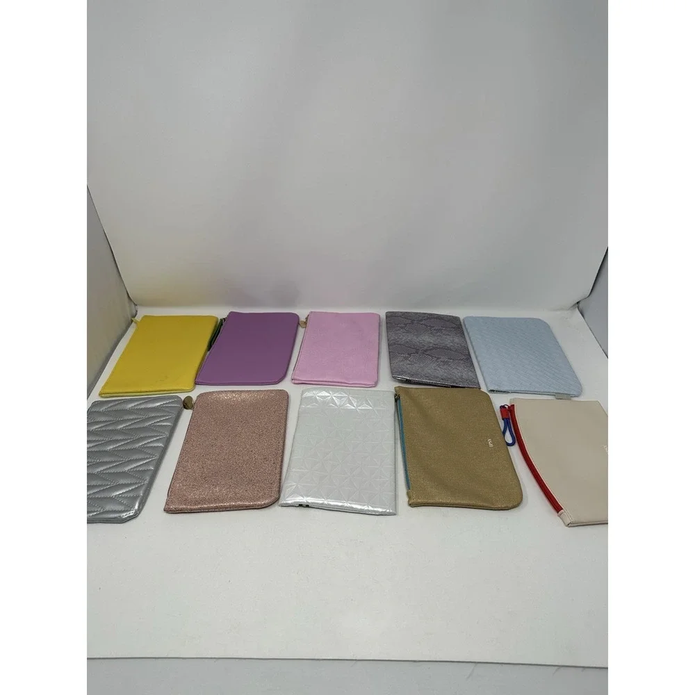 Ipsy Makeup Bag Lot of 10 Mixed Travel Pouches Cosmetic Bags